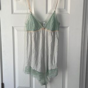 Eberjey lace sleep romper